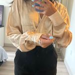 NA-KD Champagne Wrap Top Photo 2