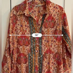 Vintage Silk Blend Paisley Kimono Dress S/M Mumu Gold Photo 4