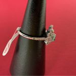 Bomb Party ⭐️ RBP3670 “Lovely Oasis” LC Lime Ombre Crystal -Rhodium Sz10 Ring NWT Photo 1