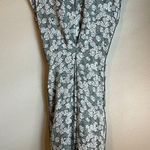 Lewit 100 % Silk Dress Size 2 Daisy Floral Lightweight Sage Green Photo 6