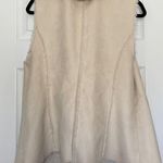 Knox Rose Faux Shearling Fur Waterfall Open Vest Sz XXL Photo 2