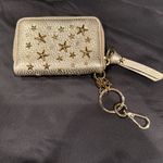 Jimmy Choo  Gold Metallic Star Studded Key Holder Wallet with COA Photo 5