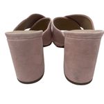 Banana Republic  Sz 7.5‎ M Women's Pink Leather Block Heel Slip On Heel Mules Photo 12
