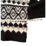 Free People Chunky Knit Wool Blend Cropped Alpine Sweater Size Large Photo 4