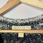 Michael Kors MICHAEL Black & White Stripe V-Neck Knit Pullover Sweater L Photo 4