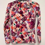 Athleta Daybreak Tropic Rashguard Pullover Womens XS Floral Stretch Beach Swim Photo 5