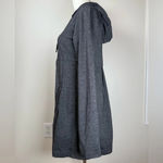 Athleta Gray Pleated Full Zipper Hoodie Long Jacket Women’s Size Small Photo 1