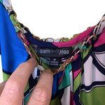 Sam And Jess Retro 70’s Chain Link Sleeveless Dress Size Medium Green Photo 2