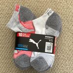 Puma NEW 10 Pairs Women’s No Show Activewear Socks Grey White Shoe Sizes 5 - 9.5 Photo 0