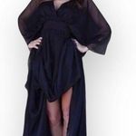 Lotus Threads new 𑁍 Lace Romper Overlay Gown Cocktail Maxi Dress 𑁍 Edgy Chic Photo 0