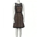 Marc by Marc Jacobs lace sheath sleeveless black dress size 4 Photo 3