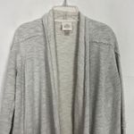 Knox Rose  Silver Metallic Gray Open Front Cardigan Size Small Photo 2