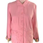 HAVANA JACK Womans Dusty Pink Cotton Jacket ~ Ladies Size XL ~ Lined Cuffs Photo 1