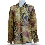 Impressions Floral Button Down Photo 0