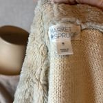 Market & Spruce Cream Knit Cardigan Sweater Draped Open Front Cozy Comfy Womens Photo 4
