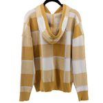 Rachel Roy Mustard Yellow Plaid Hooded Long Sleeve Cozy Holiday Size L Size L Photo 4