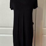 C&C California C&ax CALIFORNIA BLACK BASIC STRETCH T SHIRT DRESS Photo 0