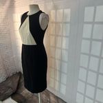 Classiques Entier Classique entier black colorblock sleeveless sheath dress size 6 Photo 2