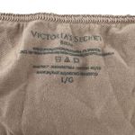 Victoria's Secret  Solid Beige Cotton Hi Cut Leg Bikini Womens Size Large Photo 2