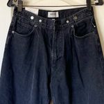 AGOLDE  Baggy W/Tab Mid-Rise Pleated Oversized Jeans Cave Faded Black Size 25 NWT Photo 5