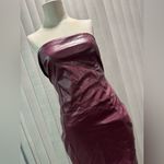 AMTIOUS burgundy leather strap dress 🌷 Purple Size L Photo 7