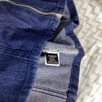 SheIn Denim Crop Top With Front Zipper Size 0XL Photo 2