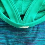 Alo Yoga  Reflections Tank Space Dye Green Blue Built In Bra Racerback Small Photo 6