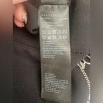 ALLSAINTS NWOT All Saints Terro Paneled Black Leggings with Zippers, Elastic Waist Photo 12