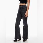 Levi's Levi’s Premium Washed Black 70’s High Flare Denim Jeans Photo 1