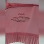 KIAVA Light Pink Strappy Back Sports Bra, Large Photo 1