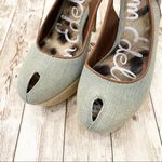 Sam Edelman “Novato” Denim Sling Back Heels 6.5 Photo 6
