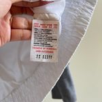 Puma Apparel Women's Overlay Jacket Hooded Full Zip Front Size M White Gray Photo 4