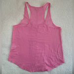 Hollister Barbie pink racerback tank with lace detail in the front. Size large Photo 5