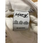 Siwy Women's White Mid Rise Frayed Raw Hem Skinny Leg Denim Jeans Pants Size 26 Photo 3