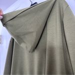 SheIn Olive Green Hooded Cardigan with Tie Waist, Size 2XL Photo 9