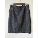 Tahari Arthur S Levine Skirt Suit Women 4 Black Tweed Blazer Jacket Career Set Photo 7