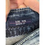 Vigoss Y2K  Women's Blue Denim Embellished Pockets Ripped‎ Distressed Jeans 9/10 Photo 8