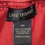 Lane Bryant 20W Deep Red & Black Sleeveless Blouse Sequin Whimsy Goth Fairy Core Photo 10