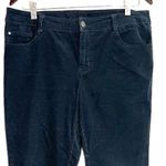 Yessica C&A Corduroy Jeans Blue Zipper Hem Size 42 European is Large US Pants Photo 3