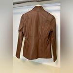 Cole Haan NWT- 
Wing Collar Leather Jacket XS Photo 2