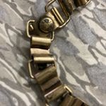 J.Crew  Antique Gold Tone Rhinestone Bib Necklace Photo 7