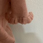 Paige Triste Metallic Ruffle Trim Top in Peach Metallic, Size XL, NWT Photo 9