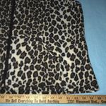LA FETE Cheetah print vintage vest mandarin collar pouch pockets NEW size L Size L Photo 9