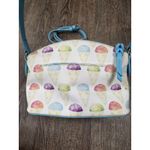Dooney & Bourke  Snow Cones Ice Cream Suki Crossbody Zip Top Purse Blue Photo 4