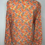 Ralph Lauren LRL Vtg Floral button down top shirt Cotton M Spring Summer Photo 3