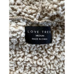 Love Tree  Brown Sherpa Hooded Warm Vest Women's Size Medium Cozy Boutique EUC Photo 4