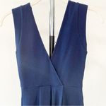 A'Gaci Navy Blue V-neck Mini Dress | Small Photo 6