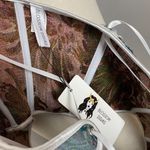 Tapestry Corset Floral Blue Green NWT Women Plus Size 4XL Renaissance Romantic Photo 2