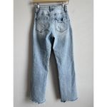 Lovervet LA High Waist Distressed Straight Cut 90's‎ Dad Jeans Women’s Size 24 Blue Photo 10