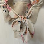 Madden NYC Floral Wrap Around Top. Gently used smoke free home Pink Size XS Photo 6